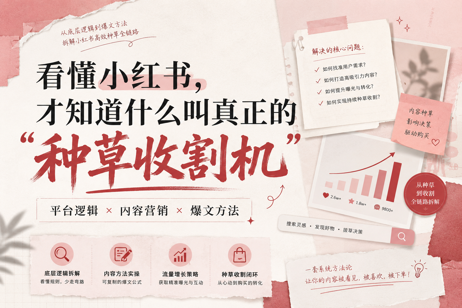 看懂小红书，才知道什么叫真正的“种草收割机”