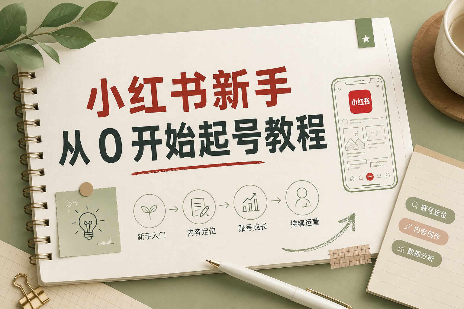 小红书新手从 0 开始起号教程