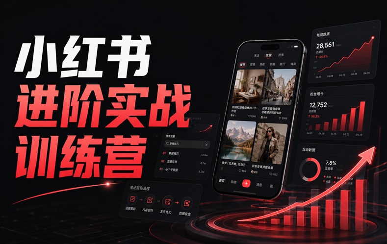 小红书进阶实战训练营