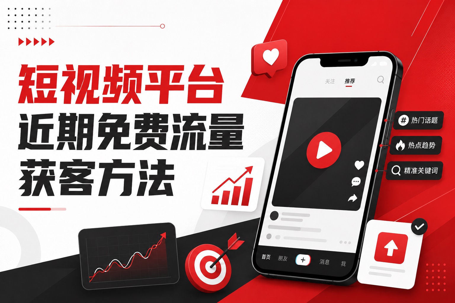 短视频平台近期免费流量获客方法