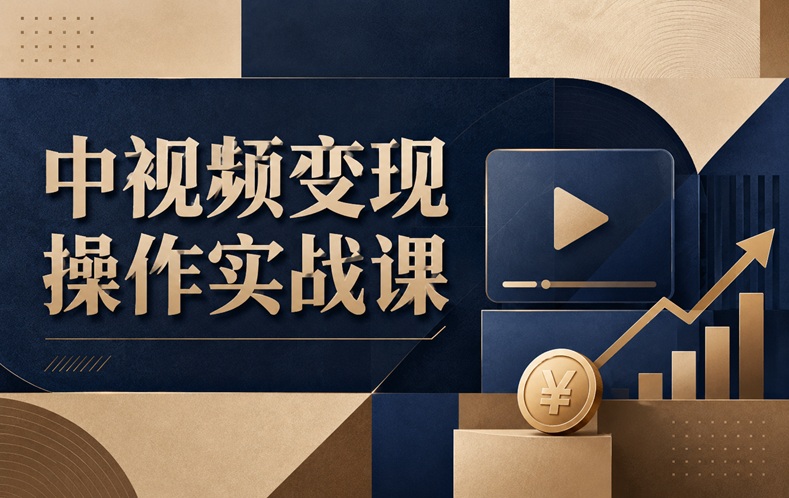 中视频变现操作实战课