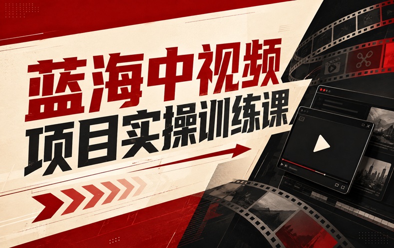 蓝海中视频项目实操训练课